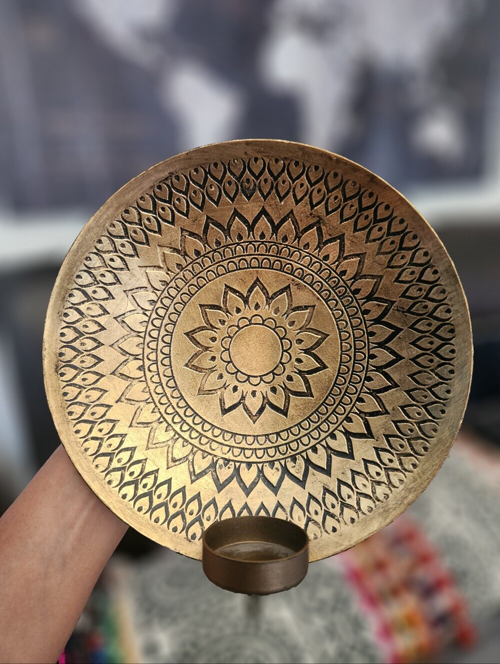World Market boho wall sconce